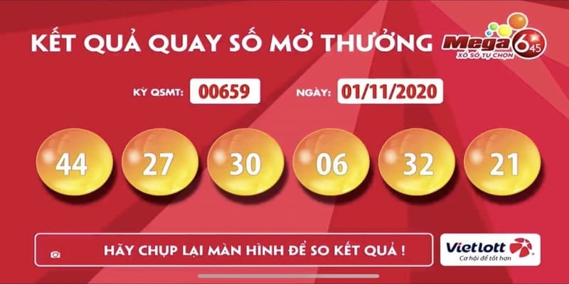 Mega 6/45 có đa dạng sự lựa chọn hấp dẫn cho toàn thể lô thủ